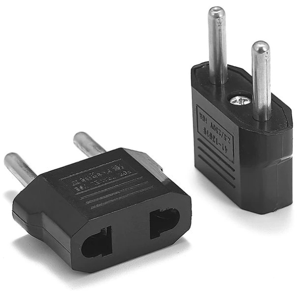 POWERTECH αντάπτορας ρεύματος από γερμανικού τύπου σε China/USA, 5τμχ