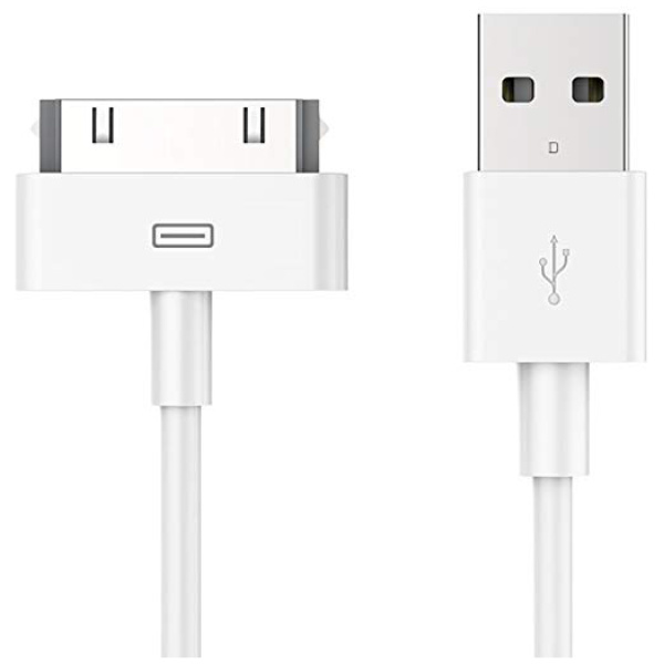POWERTECH Καλώδιο USB 2.0 σε iPad & iPhone 4/4S CAB-U024, λευκό, 1m