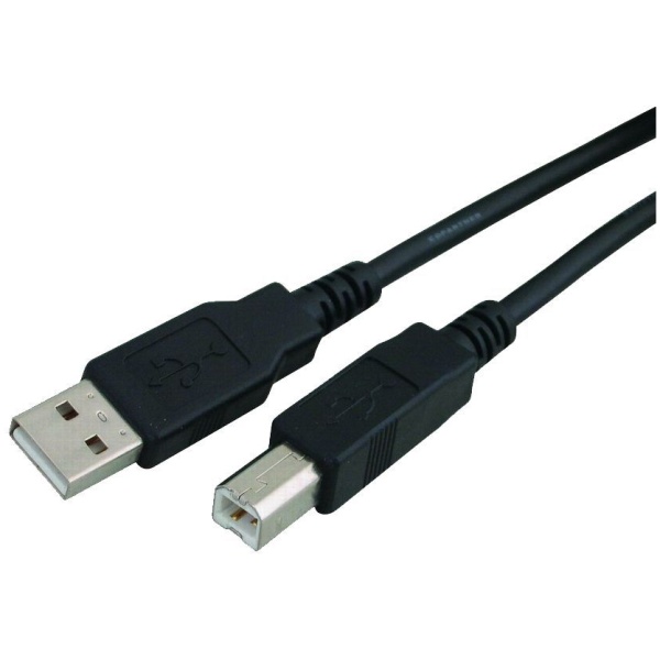 POWERTECH καλώδιο USB σε USB Type Β CAB-U050, copper, 3m, μαύρο