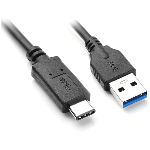 POWERTECH καλώδιο USB 3.0 σε USB-C CAB-UC002, 2m, μαύρο