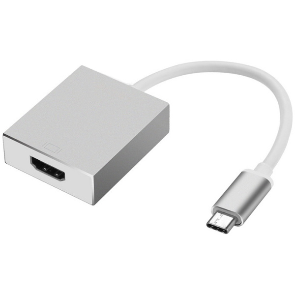 POWERTECH αντάπτορας CAB-UC006 USB 3.1 Type-C σε HDMI, λευκό