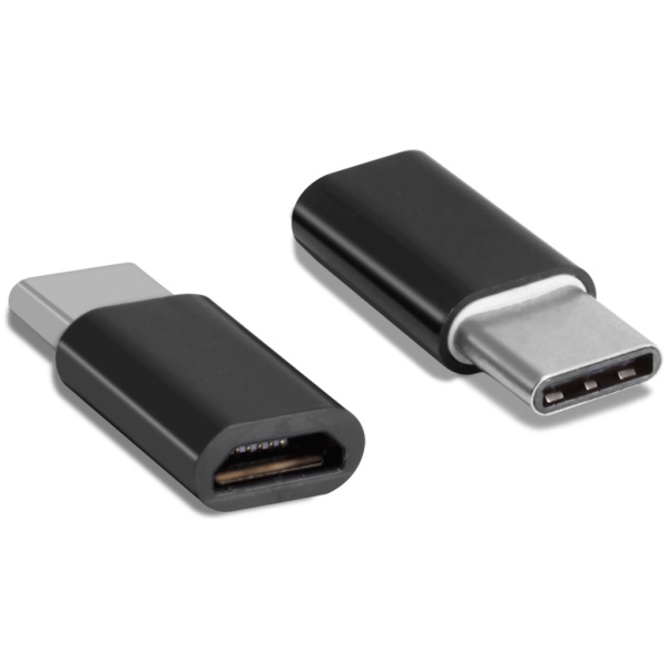 POWERTECH αντάπτορας USB-C σε Micro USB θηλυκό CAB-UC019, μαύρος