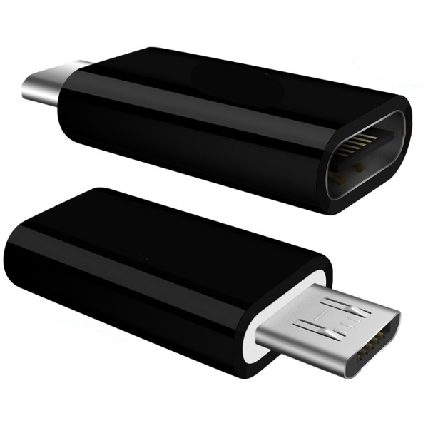 POWERTECH αντάπτορας Micro USB σε USB-C θηλυκό CAB-UC020, OTG, μαύρος