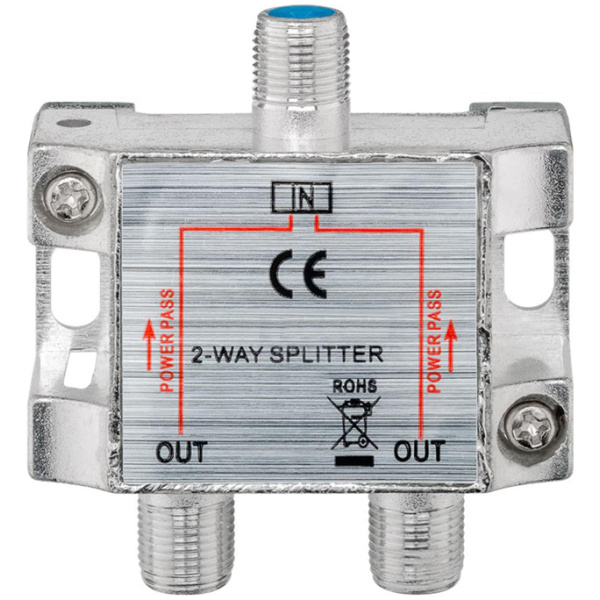 POWERTECH SAT-splitter CAB-V032, 2-way, 5-2400MHz, 100dB
