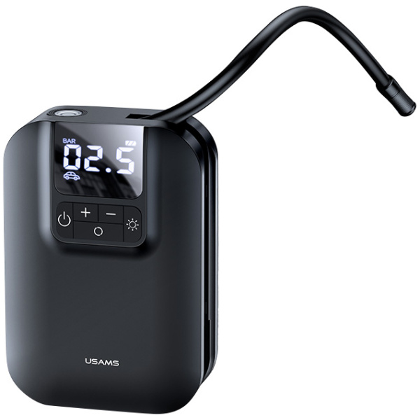 USAMS mini συμπιεστής αέρος αυτοκινήτου US-ZB215, μαύρος