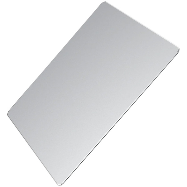 CABLETIME μεταλλικό mouse pad CT-MP24-AS, 246x202x2mm, ασημί & μαύρο