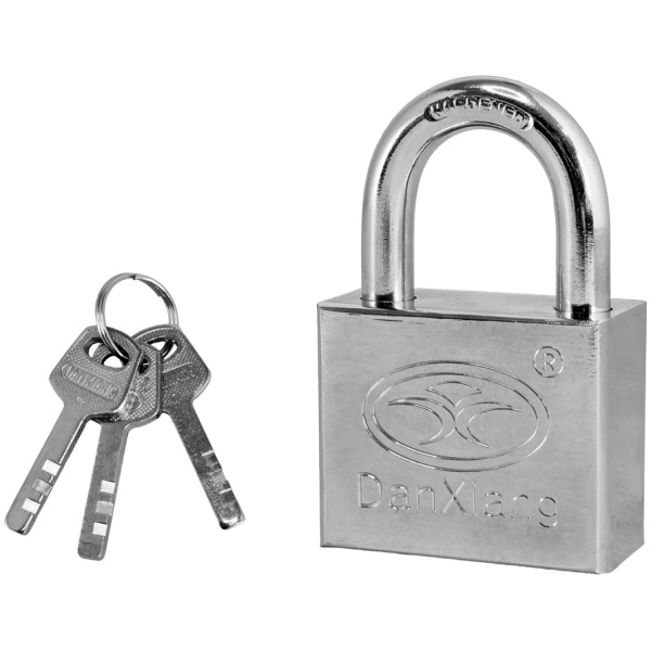 DAN XIANG λουκέτο πέταλο με κλειδί CTL-0027, 30mm, μεταλλικό
