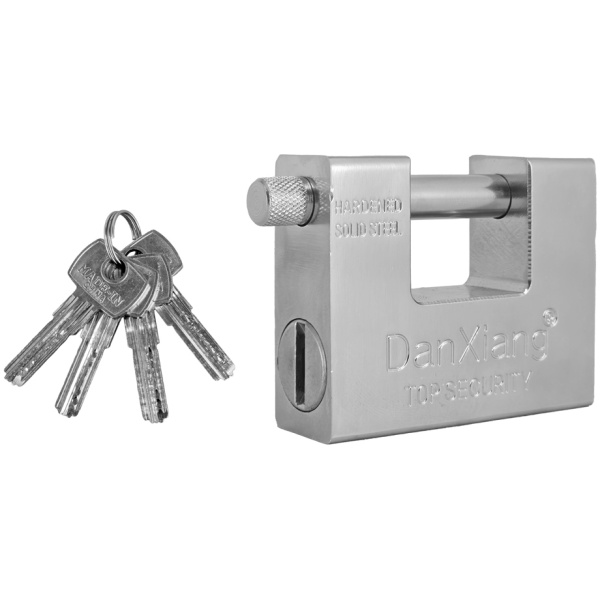 DAN XIANG λουκέτο τάκου με κλειδί CTL-0038, 84mm, μεταλλικό
