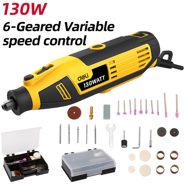 DELI περιστροφικό πολυεργαλείο DL-DM03-E1, 130W έως 32000rpm