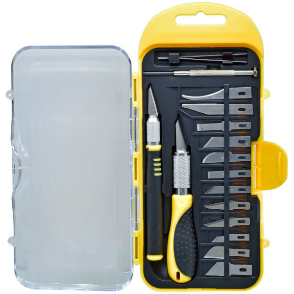 DELI σετ κοπίδια ακριβείας DL-DP1 με θήκη, 16τμχ