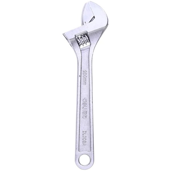 DELI γαλλικό κλειδί DL008A, 8"/200mm, 0-28mm, νίκελ