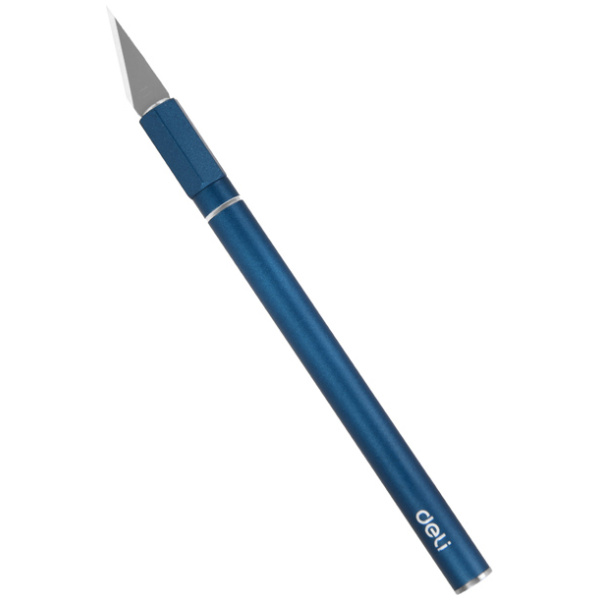 DELI κοπίδι χειροτεχνίας DL359201B με ανταλλακτικές λεπίδες, μεταλλικό, 149mm