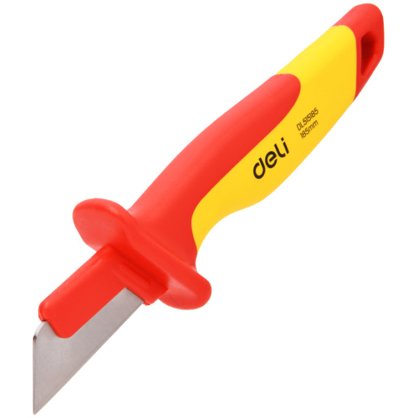 DELI μαχαίρι ηλεκτρολόγου DL515185, αντιολισθητική λαβή, VDE 1000V, 185mm