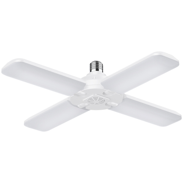 POWERTECH LED λάμπα E27-018, 4x αναδιπλούμενα πτερύγια, 52W, 4000K, E27