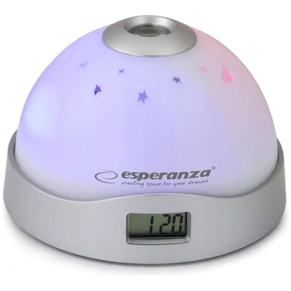 ESPERANZA επιτραπέζιο ρολόι EHC001 με προβολέα & LED, ξυπνητήρι