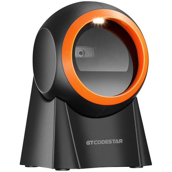 GTCODESTAR επιτραπέζιο barcode scanner GT-8800F, 1D & 2D, ενσύρματο, μαύρο