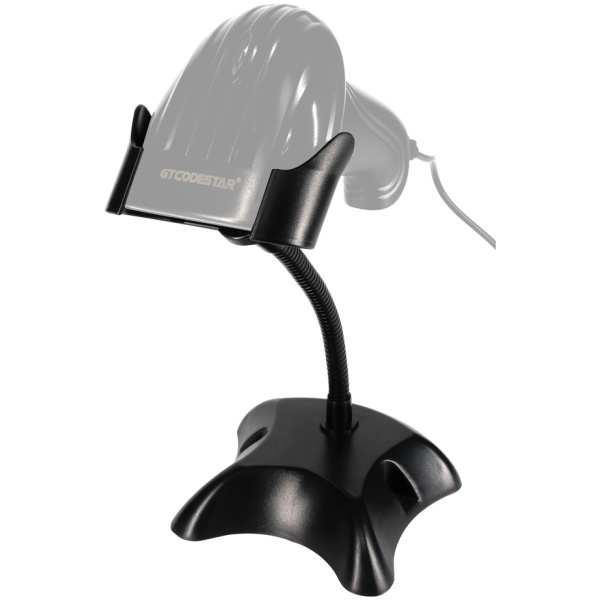 GTCODESTAR βάση για barcode scanner GTC-STAND, εύκαμπτος μεταλλικός βραχίονας, μαύρη