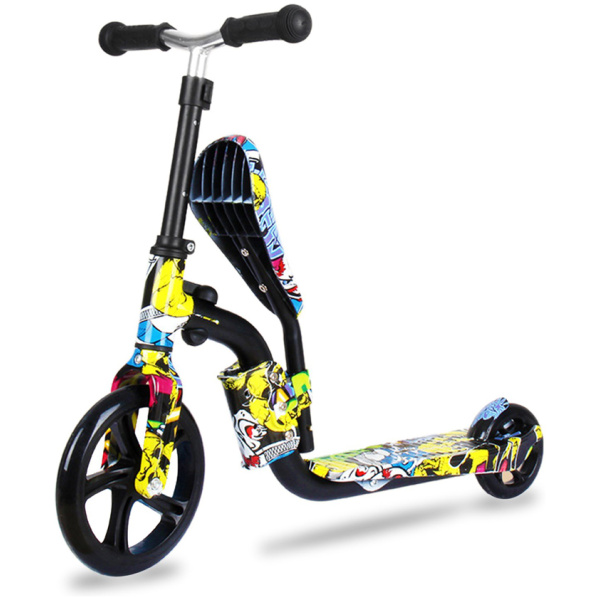 Πατίνι 2 σε 1 HBC-008, πολυμορφικό, πολύχρωμο