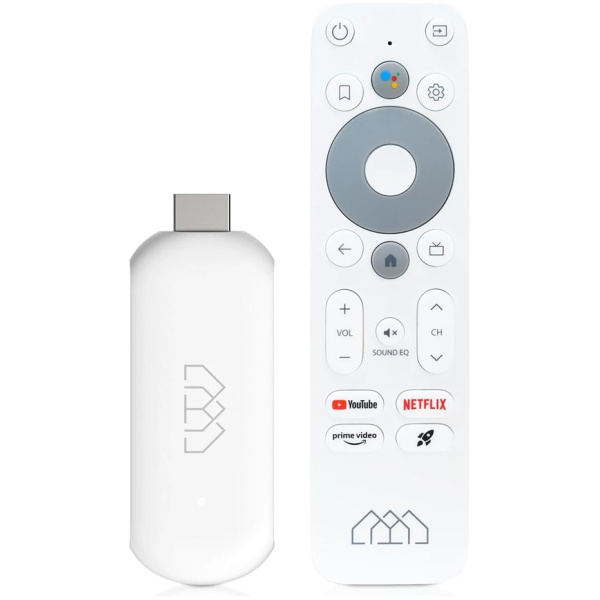 HOMATICS TV Stick HD, 1080p, 1/32GB, WiFi, Google/Netflix πιστοποίηση, Android 11