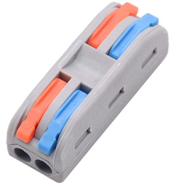 POWERTECH κλέμα σύνδεσης καλωδίων HUH-0090, 2 θέσεων, 0.08mm-4mm², 10τμχ