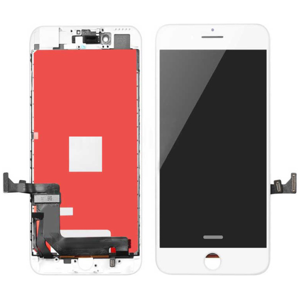 TW INCELL LCD ILCD-007 για iPhone 7, camera-sensor ring, earmesh, λευκή