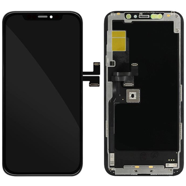 TW INCELL LCD για iPhone 11 Pro, camera-sensor ring, earmesh, μαύρη