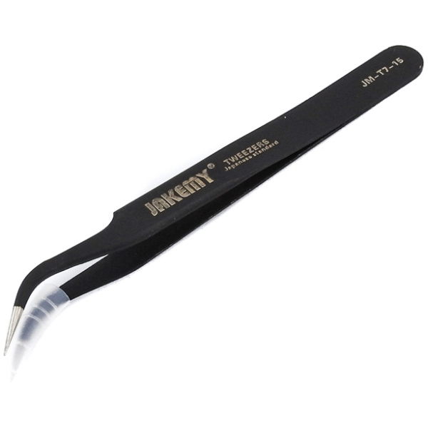 JAKEMY τσιμπίδα JM-T7-15, ανοξείδωτη, SUS201, 123mm, κυρτή