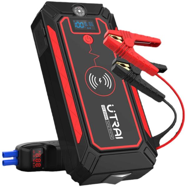 UTRAI εκκινητής μπαταρίας αυτοκινήτου JSTAR-4 με φακό, 12V/2500A, 16000mAh