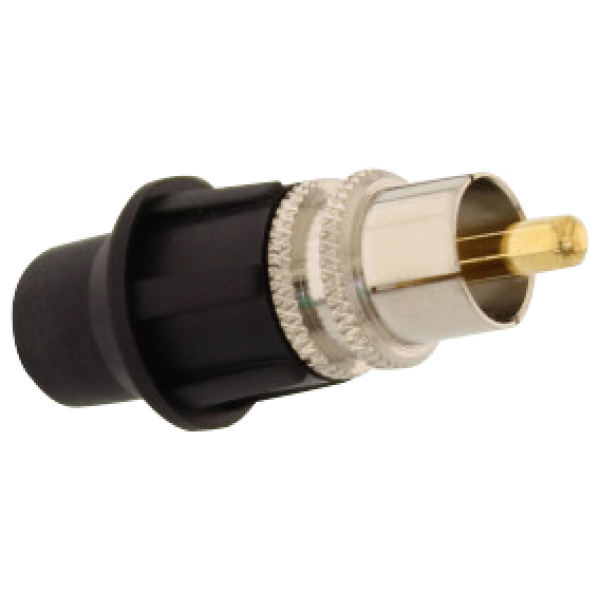 TELECOM RCA male universal connector, με καπάκι, 5τμχ