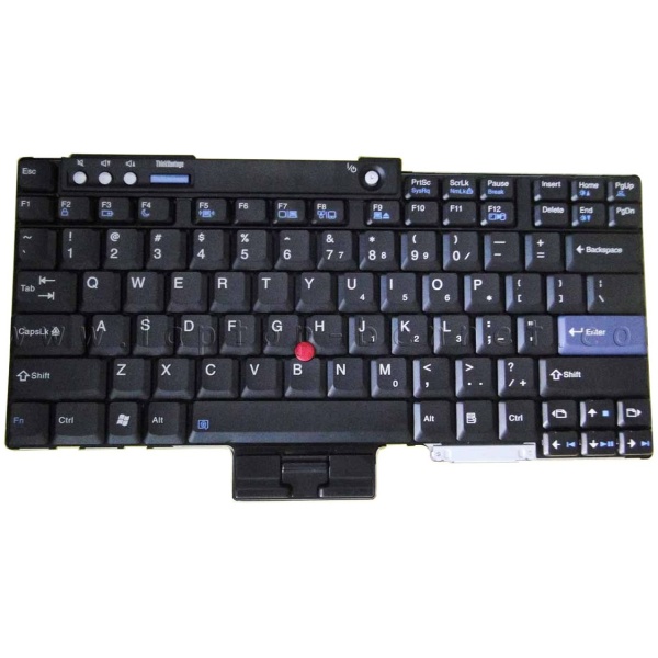 Πληκτρολόγιο για Lenovo Thinkpad R61e, μαύρο