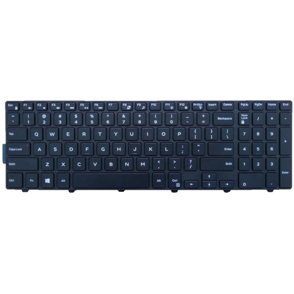 Πληκτρολόγιο για DELL Inspiron 15/5547/3541/3558, μαύρο