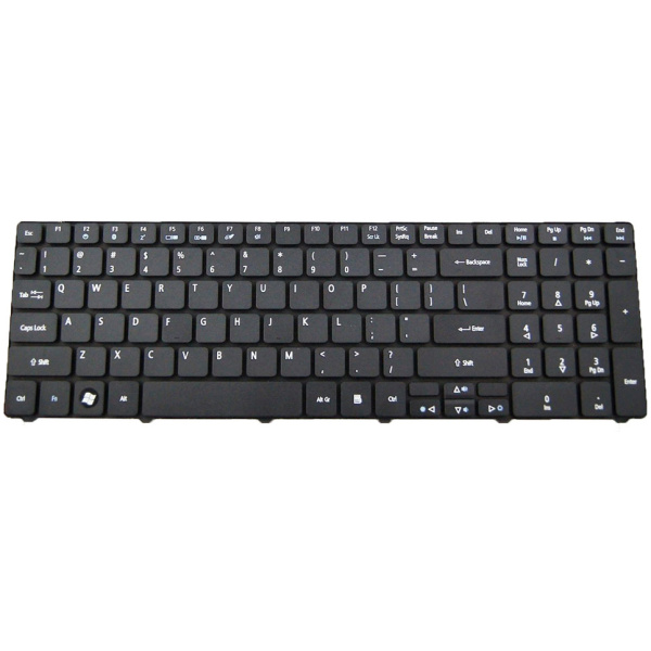 Πληκτρολόγιο για Acer Aspire 5734Z-4725, US, μαύρο