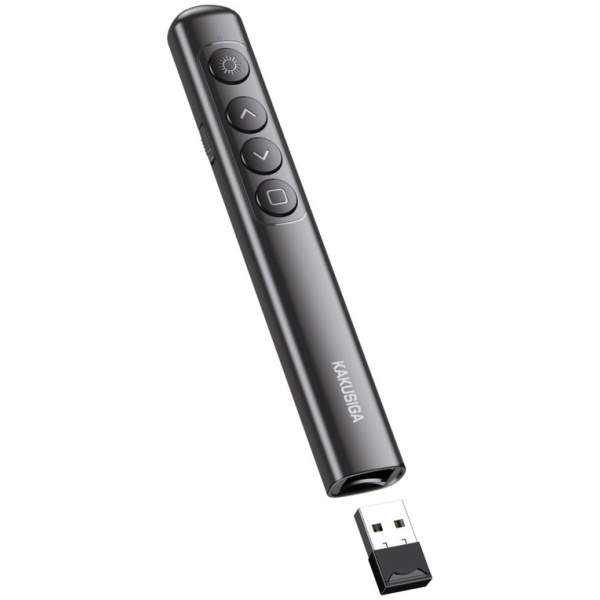 KAKUSIGA τηλεχειριστήριο παρουσιάσεων KSC-1488 με laser & πλήκτρα, 100m, μαύρο