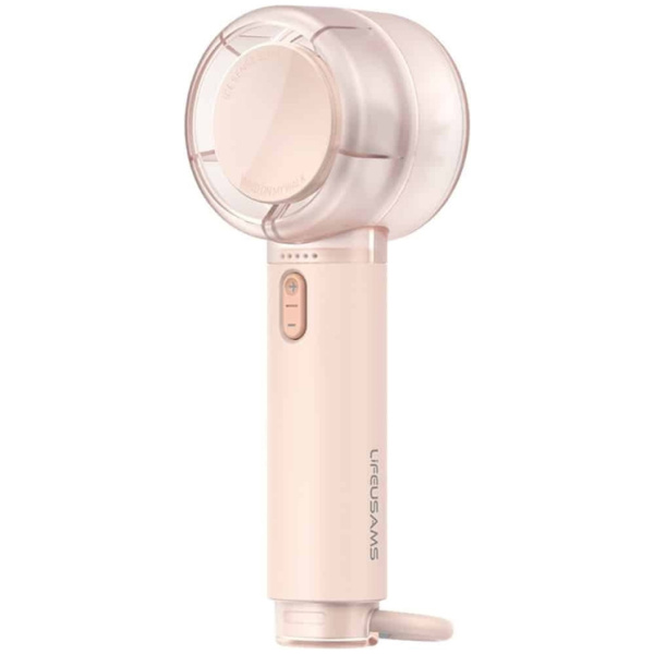 USAMS φορητός ανεμιστήρας LU01 με 5 ταχύτητες, 2000mAh, ροζ