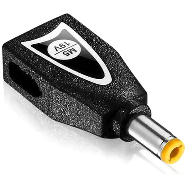 POWERTECH βύσμα για φορτιστή HP/IBM/Asus laptop, M5, 19V, 5.5x2.5mm