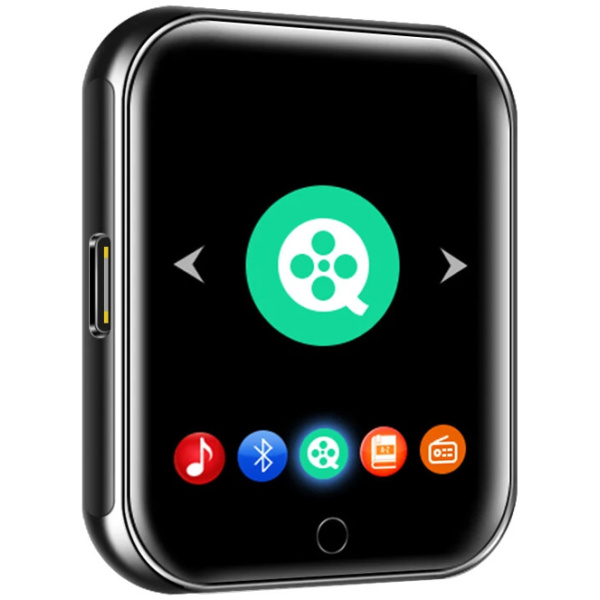 RUIZU MP3 player M8 με ηχείο, 1.54", 16GB, BT, ελληνικό μενού, μαύρο