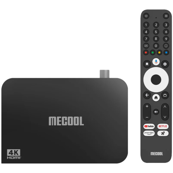 MECOOL TV Box KT2 με ψηφιακό δέκτη DVB-T2, 4K, 2/32GB, WiFi, Google/Netflix πιστοποίηση, Android 11