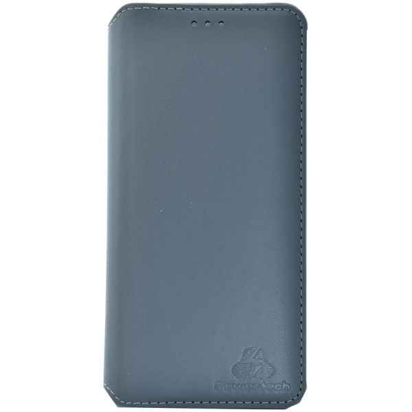 POWERTECH Θήκη Slim Leather για Samsung J6 Plus 2018, γκρι