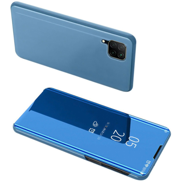 POWERTECH θήκη Clear view MOB-1512, Huawei P40 Lite, μπλε
