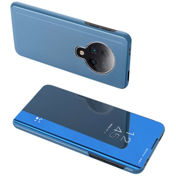 POWERTECH θήκη Clear view MOB-1533 για Xiaomi Poco F2 Pro, μπλε