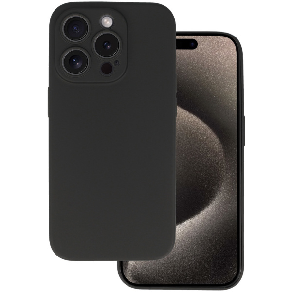 POWERTECH θήκη MATT MOB-1970 για iPhone 16 Pro Max, μαύρη