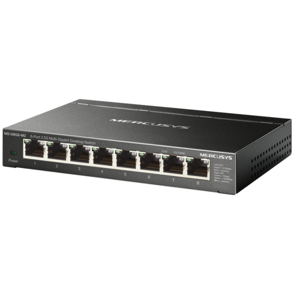 MERCUSYS desktop switch MS108GS-M2, 8x 2.5Gbps θύρες, UN/1.0