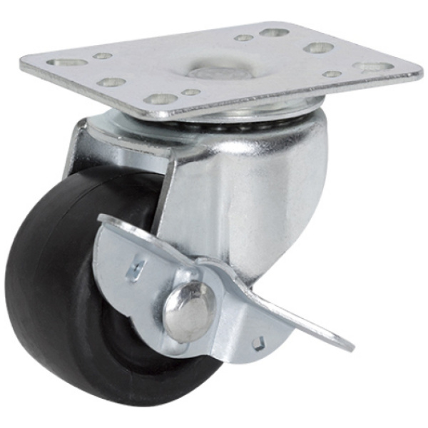 POWERTECH ρόδα για rack NETW-0014, περιστρεφόμενη, με φρένο, 100kg max