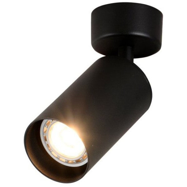 OPTONICA φωτιστικό οροφής 9072, για λάμπα GU10, μεταλλικό, IP20, μαύρο