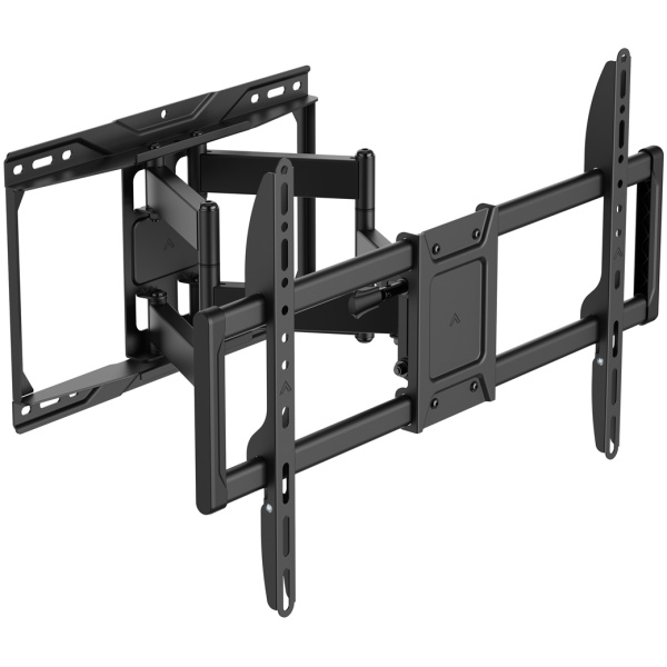 POWERTECH επιτοίχια βάση τηλεόρασης PT-1423, 37-90", 75kg, heavy duty, full motion