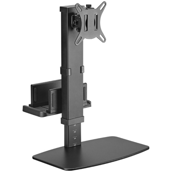 POWERTECH βάση γραφείου οθόνης PT-1449 με βάση mini PC, 17-32", έως 8kg