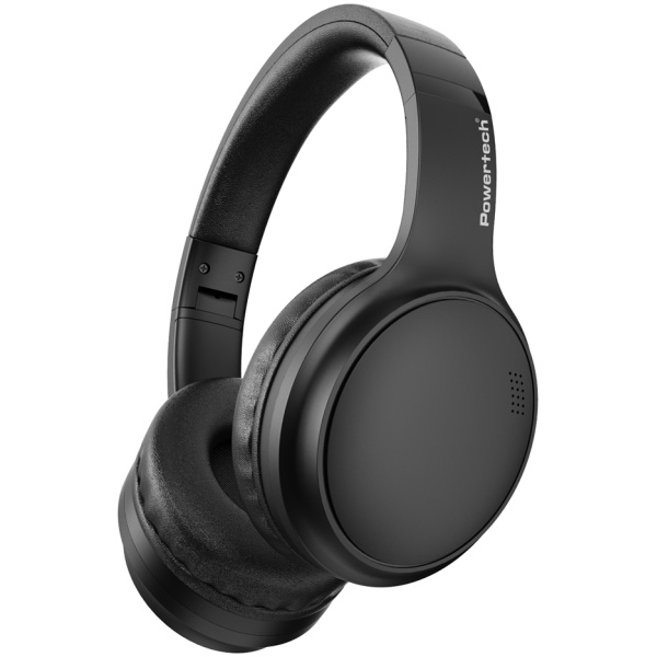 POWERTECH headphones PT-1463, ενσύρματα & ασύρματα, ANC, 40mm, 500mAh, μαύρα
