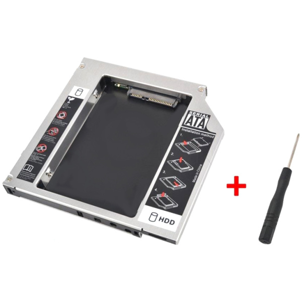 Θήκη σκληρού δίσκου HDD & SSD 2.5" PT-242, SATA, με ύψος 12.7mm