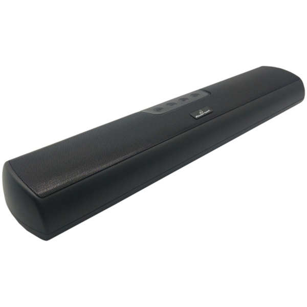 POWERTECH soundbar PT-989, 20W RMS, TWS, 3600mAh, μαύρο