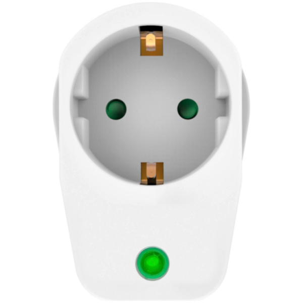 POWERTECH αντάπτορας ρεύματος PT-996, 1 θέση schuko, 16A, 3680W, λευκός